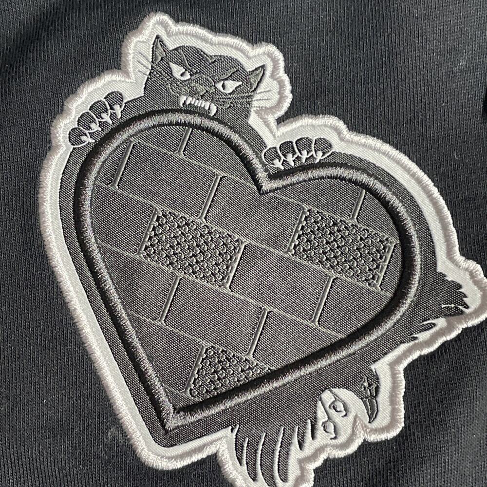 Psycho Bunny Black Hoodie with Colorful Patch Graphics - Picture 16 of 16